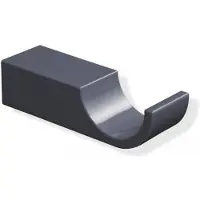 Hewi System 800 K Handtuchhaken 800.90.0209092 80mm, Kunststoff, anthrazitgrau