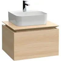 Villeroy & Boch Legato Waschtischunterschrank B73100PD 60x38x50cm, Black Matt Lacquer