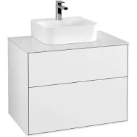 Villeroy & Boch V&B Waschtischunterschrank FINION 800x603x501mm AP Gl wh ma glos. wh lacq.