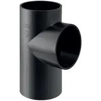 Geberit Pe Abzweig 366159161 DN 90/40, 88,5Grad, PE-HD