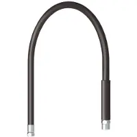 Delabie Flex.Schlauch Lebensmittelqualität G1/2 schwarz L1200mm