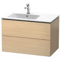Duravit Waschtischunterbau L-CUBE 550x820x481mm Be links mediterrane eiche