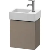 Duravit Waschtischunterbau L-CUBE 400x364x241mm, Anschlag rechts leinen