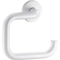 Delabie WC-Papierhalter U-Form Edelstahl pulverbeschichtet weiß