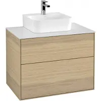 Villeroy & Boch Villeroy und Boch Finion Waschtischunterschrank G08100, 800x603x501mm, mit LED- Beleuchtung, Abdeckp