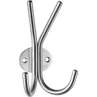 Alco Garderhobenhaken Metall 9x5x13cm silber