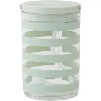 Design Letters Becher m. Strohhalme - Kids - 330 ml - Green Stre - - One Size - Becher