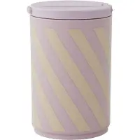 Design Letters - Kids life Trinkhalm-Becher 330 ml, lavendel