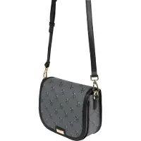 U.S. POLO ASSN. Umhängetasche Hampton Flap Crossbody Black schwarz