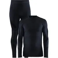 Craft Baselayerset Core Dry Fuseknit Set Men Black-S