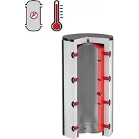 Flamco Pufferspeicher PS 3000 l, Au pulverbes, Inn. unbeschichtet