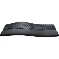 Logitech ERGO K860 Split for Business, Volle Größe (100%), Kabellos, Bluetooth, Halbmechanischer Schlüsselschalter, AZERTY, Graphit