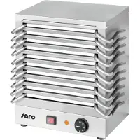 Saro Rechaud PL 10, Hochwertiges Edelstahl-Rechaud mit 10 Platten, Maße (L x B x H): 245 x 365 x 440 mm