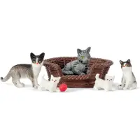 Lundby Katzen Puppenhaus Zubehör Set - Katzen Spielzeug