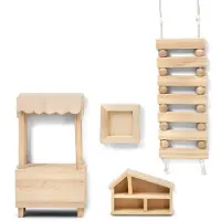 Lundby Holz Puppenhausmöbel DIY Spielset - kreatives Spielzeug
