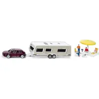 Siku PKW Mit Wohnwagen 1:55