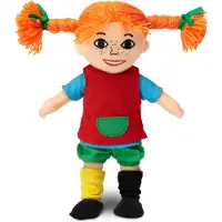 Peppi Pitkätossu Pippi Puppe, 18 cm