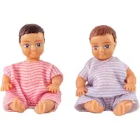 Lundby Puppenhaus - Set mit zwei Babys - Puppenhaus Zubehör