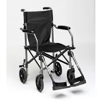 Drive Medical Transportrollstuhl Travelite, der ideale Begleiter für unterwegs, stabil, leicht und komfortabel 1 St