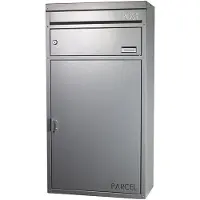 SafePost 65 Briefkasten mit Paketfach sillbergrau
