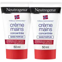 Neutrogena Konzentrierte feuchtigkeitsspendende Handcreme für sehr trockene Haut, 2 x 50 ml