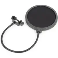 VONYX M06 Mikrofon Pop Filter 6'' Schutzschirm flexibler Schwanenhals