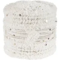 Kayoom Pouf Bohist 400 Creme / Khaki 50cm x 50cm