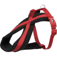 Trixie Premium Touren Geschirr gepolstert XS: 26-38 cm/10 mm rot