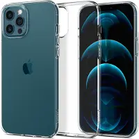Spigen Apple iPhone 12 (Pro) Hülle - Silikon - - Backcover/Soft Case - Transparent