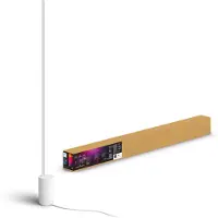 Philips Hue White and Color ambiance Gradient Signe Stehleuchte weiß, Intelligente Bodenbeleuchtung, Bluetooth/Zigbee, Weiß, LED, Aluminium, Nicht austauschbare(s) Leuchtmittel