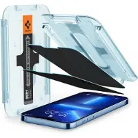 Spigen GLAStR Privacy EZ Fit Displayschutzfolie + Applicator - 2er-Pack für das Apple iPhone 13 Pro Max