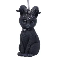 Nemesis Now Pawzuph Hexenkatze Weihnachtskugel 10cm