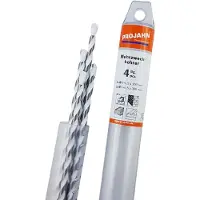 Projahn Mehrzweckbohrer-Set, Hartmetallschneide, 4-teilig, zylindrischer Schaft, Ø 6-6,5 mm, L 200-300 mm