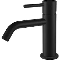 Wiesbaden Wasserhahn Style mit Bedienhebel von in Chrom oder Schwarz, Farbe:Schwarz
