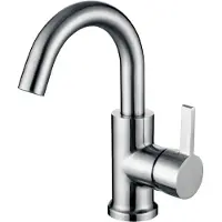 Wiesbaden Drehbarer Wasserhahn Wes mit Bedienhebel in Edelstahl von