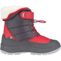Winter-Grip Schneestiefel Hoppin Bieber Anthracite Red Grey Kinder-Schuhgröße 26
