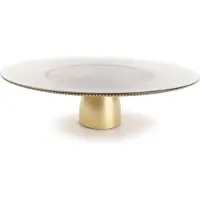 Salt & pepper Tortenplatte Glint Gold 33 x 10 cm