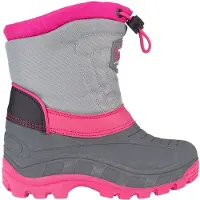 Winter-Grip Schneestiefel Northern Flicka Anthrazit Grau Rosa Kinder-Schuhgröße 31 - 32