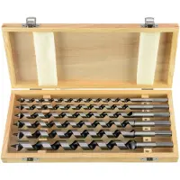 Projahn Schlangenbohrer-Set, Stahl, 6-teilig, Ø 10-20 mm, Länge 320 mm, in Holzkassette, Zylinderschaft