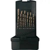 Projahn Spiralbohrer-Set BASIC, HSS-Co, 25-teilig, Ø 1–13 mm / 0,5 mm Schritte, in Kunststoffkassette