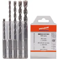 Projahn Hammerbohrer-Set SDS-plus ECO, 5-tlg., für Beton/Mauerwerk/Naturstein, Ø 6-12 mm