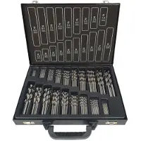 Projahn Spiralbohrer-Set BASIC, HSS-G, 170-teilig, Ø 1-10 mm / 0,5 mm Schritte, in Bohrerkassette