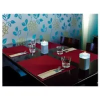 Duni D?kkeserviet Dunicel 30x40 cm Linnea Bordeaux,100 stk/pk