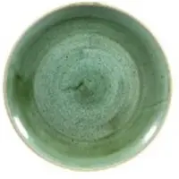 Multi Tallerken Coupe Stonecast ?26 cm Porcel?n Salturt Gr?n,12 stk/krt