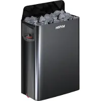 Harvia SW80, 12 m³, 7 m³, Schwarz, Stahl, Mechanisch, 1 - 8 kW