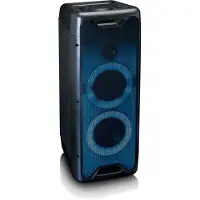 Lenco PA-200BK - PA-Anlage - 100 Watt RMS - Bluetooth - Frontbeleuchtung - Fernbedienung