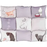 Trixie 37074, Katze, Fleece, Polyester, Mikrofaser, Grau, Abbildung, 550 x 450 mm