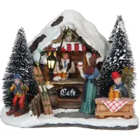Luville Weihnachtsfigur Ski Cafe (mix)