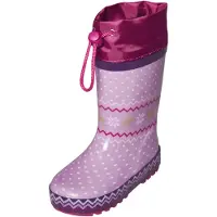 Playshoes Baby Mädchen Gummistiefel Regenstiefel Norweger wasserdicht Violett, Größe:29