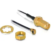 DeLOCK I-PEX / RP-SMA Antennenanschluss, 50cm